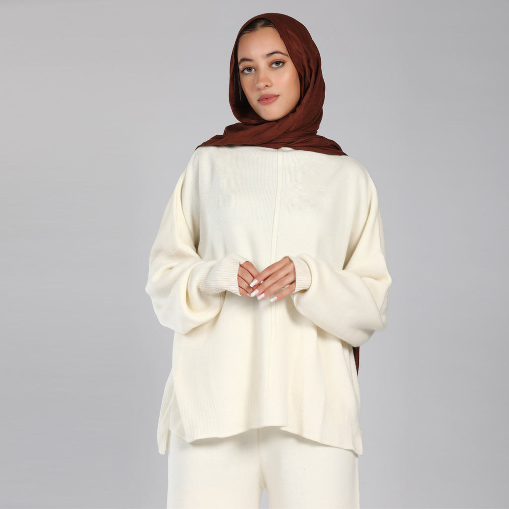 بلوفر-تريكو-أبيض