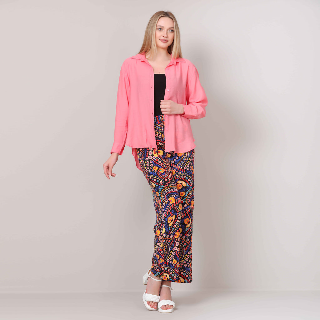 Shirt-Cotton Viscose-ROSE