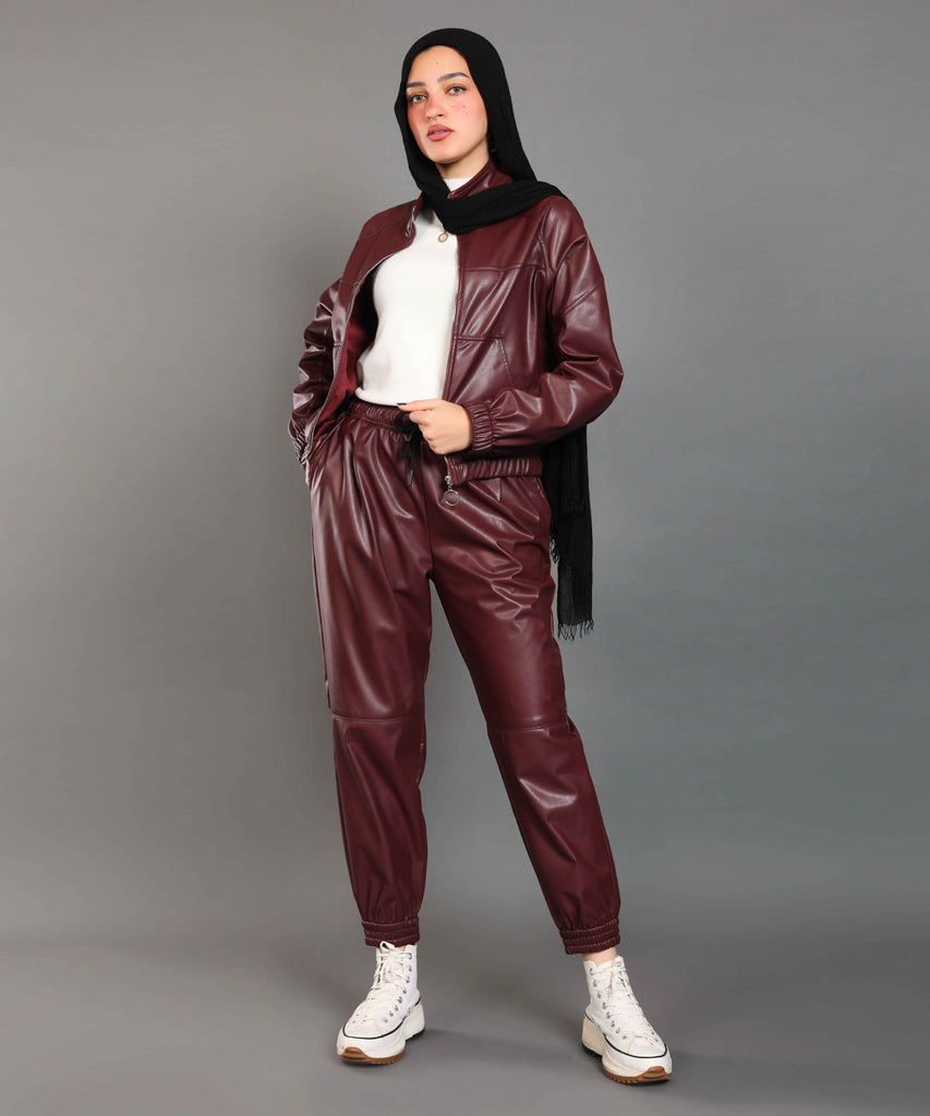 Trouser-Leather-BURGUNDY