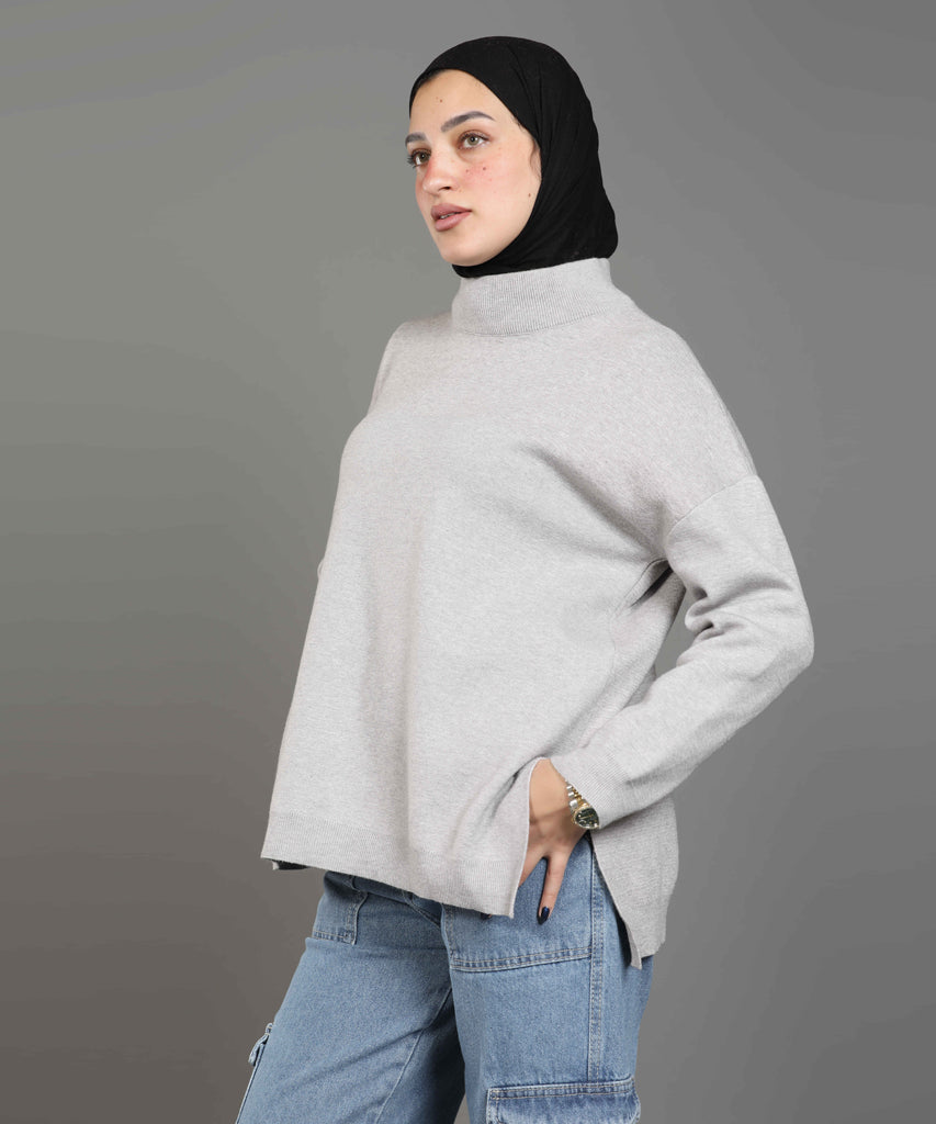 بلوفر-تريكو-جراي