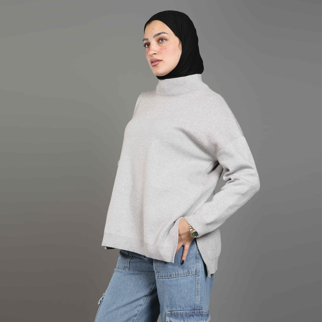 بلوفر-تريكو-جراي