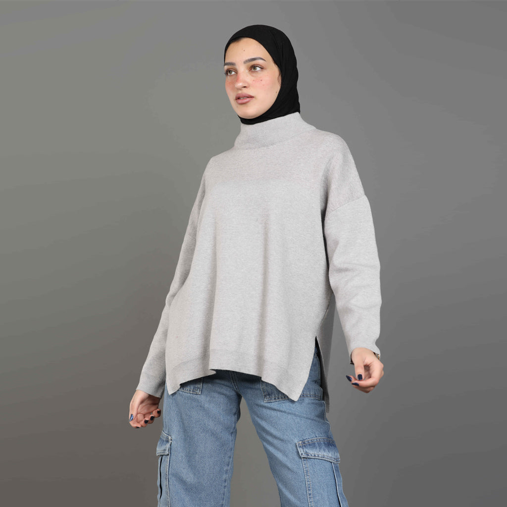 بلوفر-تريكو-جراي