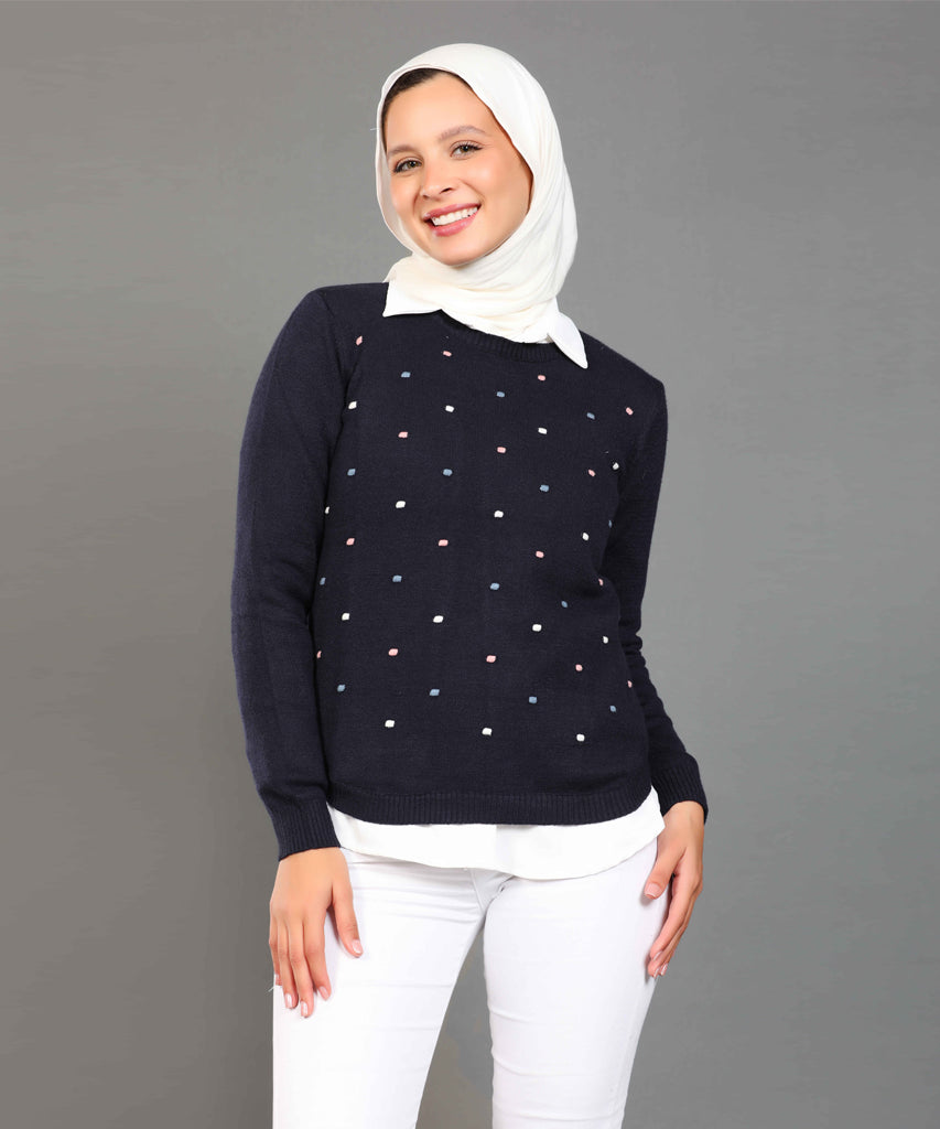 بلوفر-تريكو-كحلى