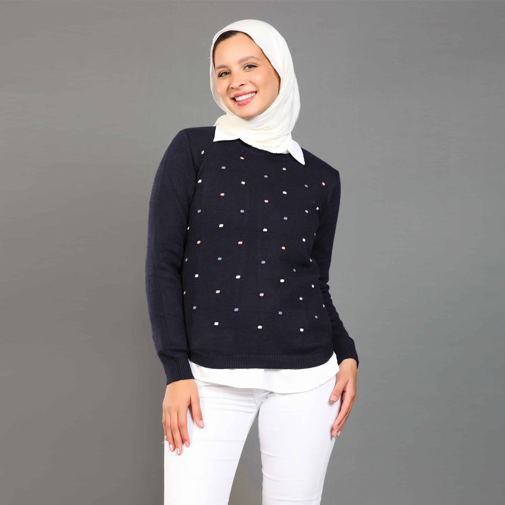 بلوفر-تريكو-كحلى