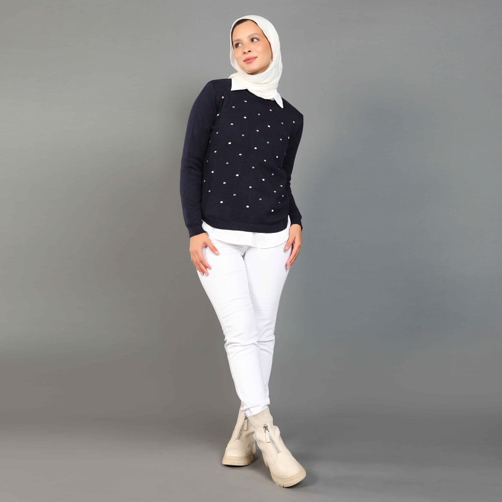 بلوفر-تريكو-كحلى