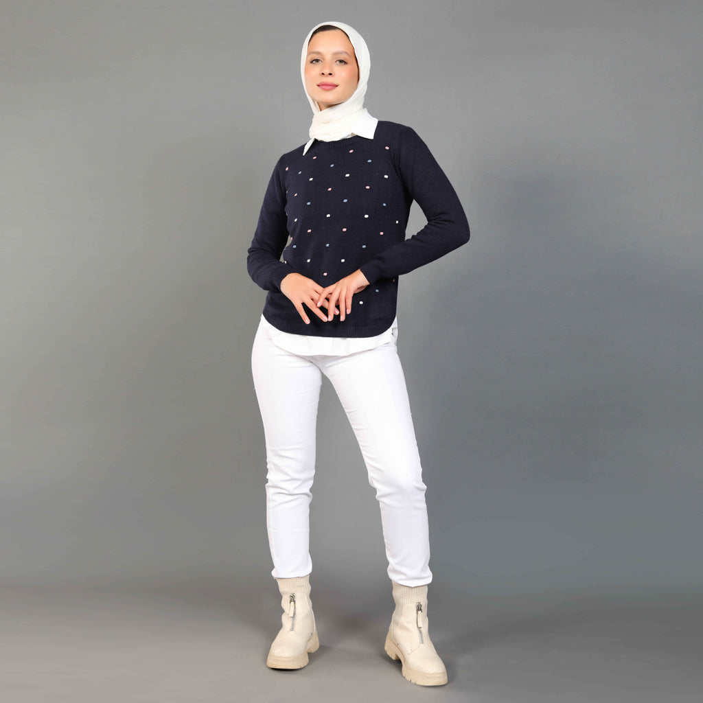 بلوفر-تريكو-كحلى