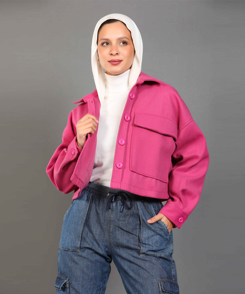 Jacket-Felt-FUCSHIA