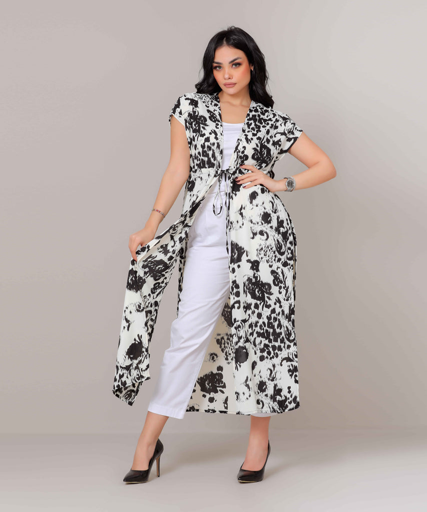 Cardigan-Chiffon-OF WHITE