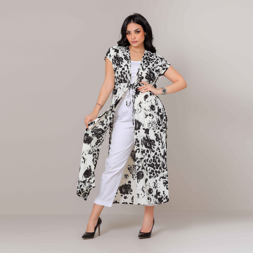 Cardigan-Chiffon-OF WHITE