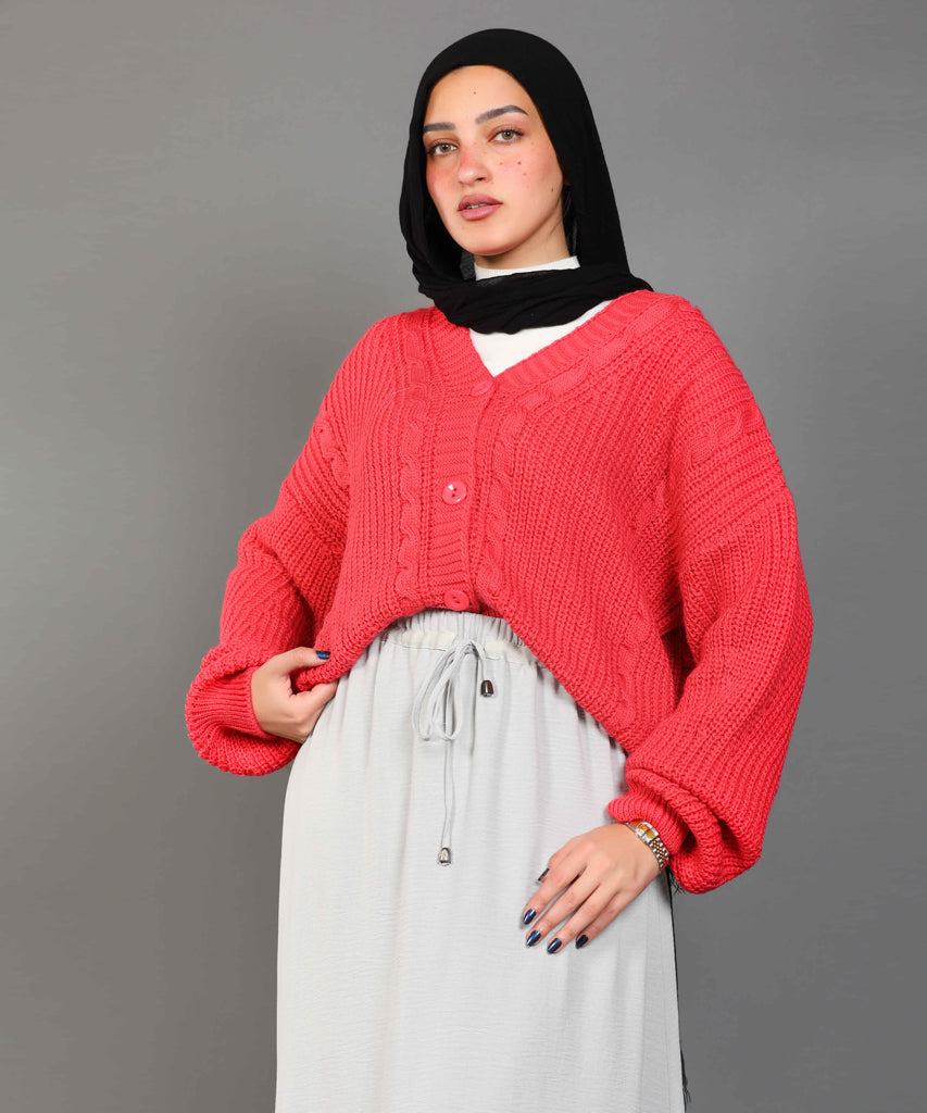 Cardigan-Knit-FUCSHIA