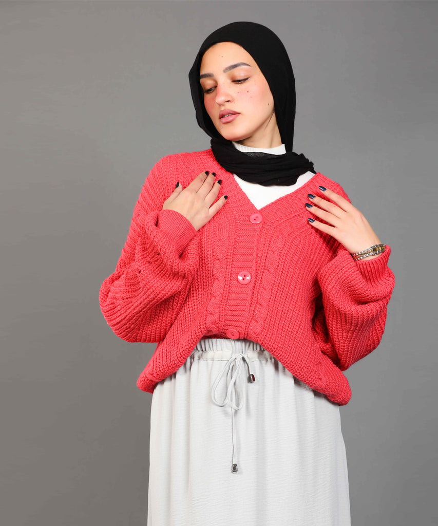Cardigan-Knit-FUCSHIA