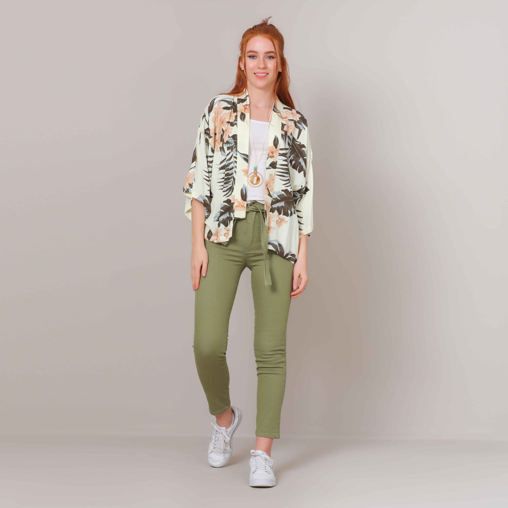 Trousers-Gabardine-OLIVE