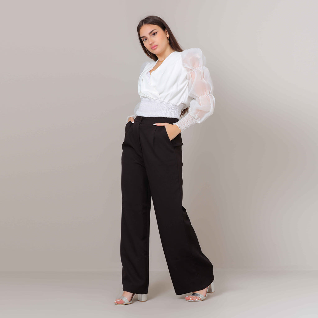 Trouser-Thick Crepe-BLACK