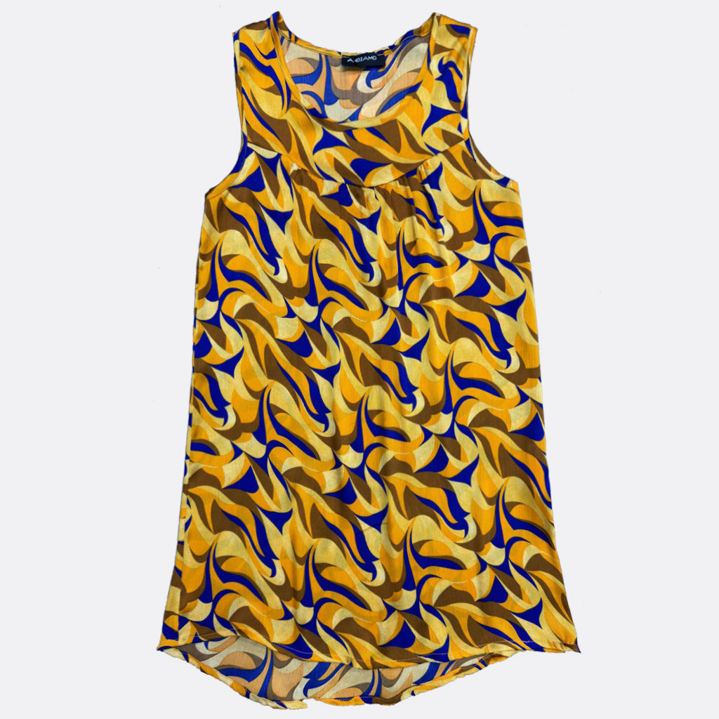 Blouse-Satin-MUSTARD