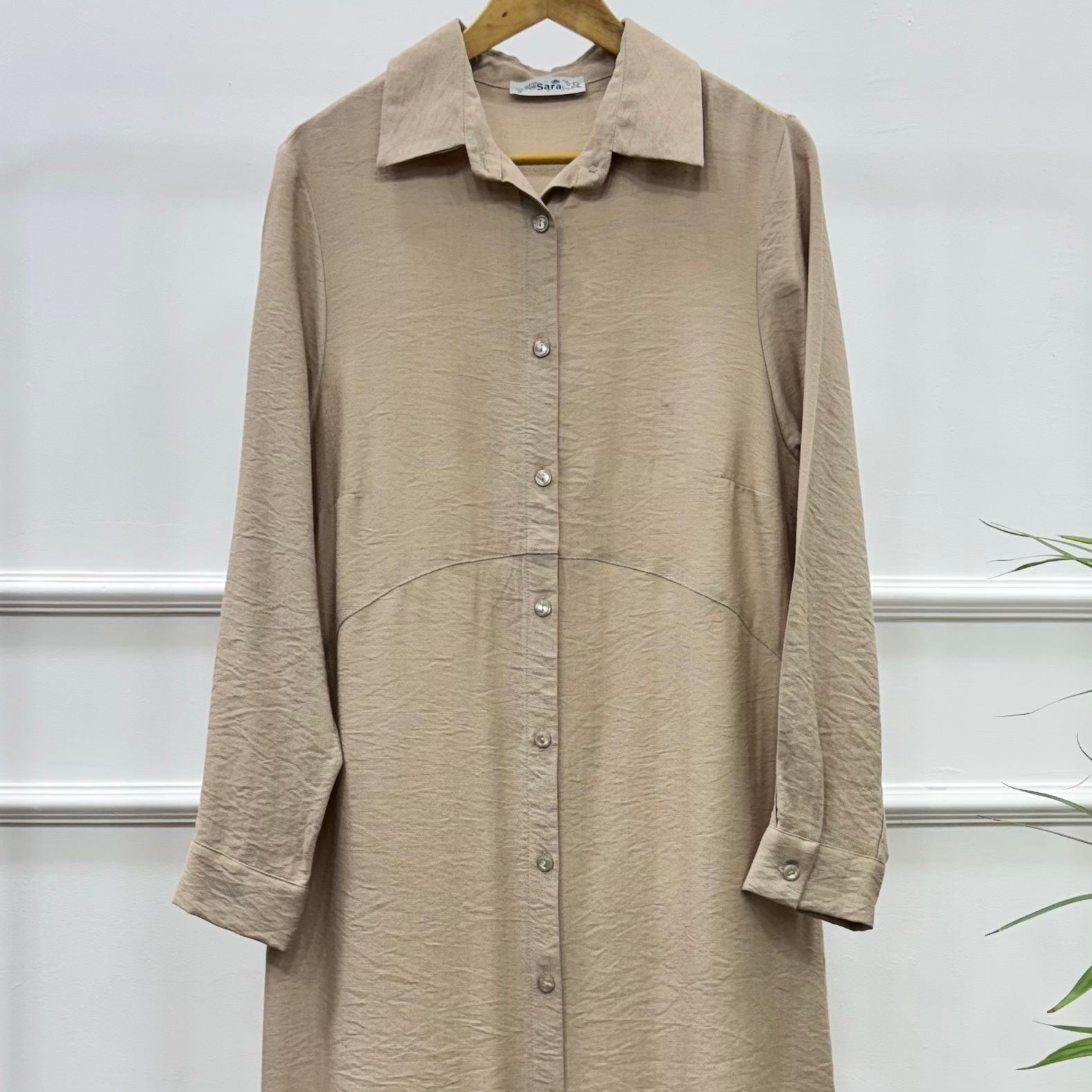 Versatile Long Tunic-Spanish Linen-Cafee