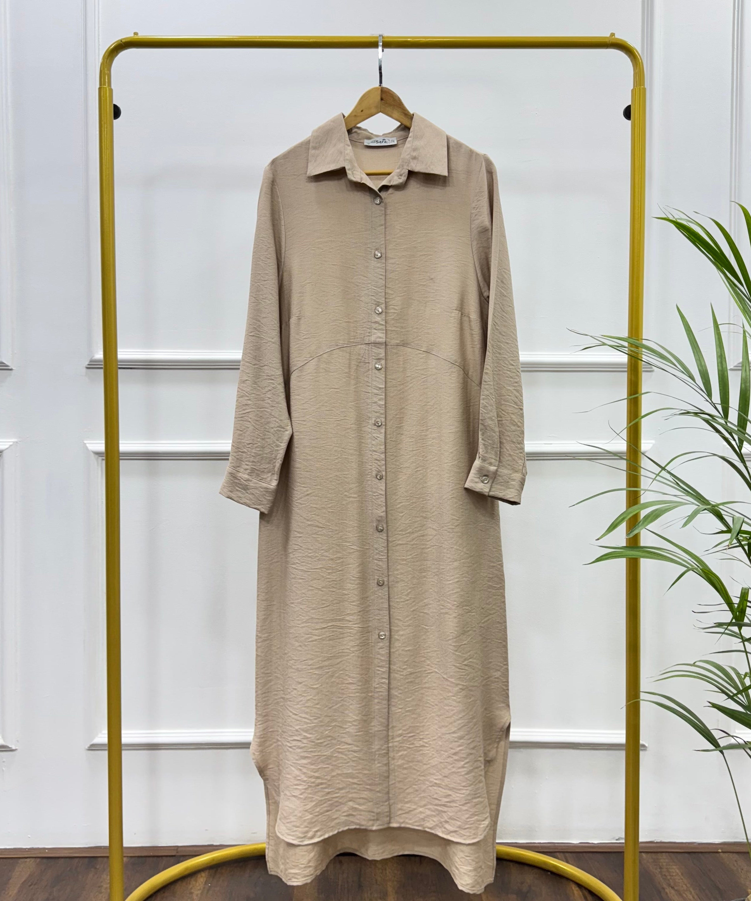 Versatile Long Tunic-Spanish Linen-Cafee