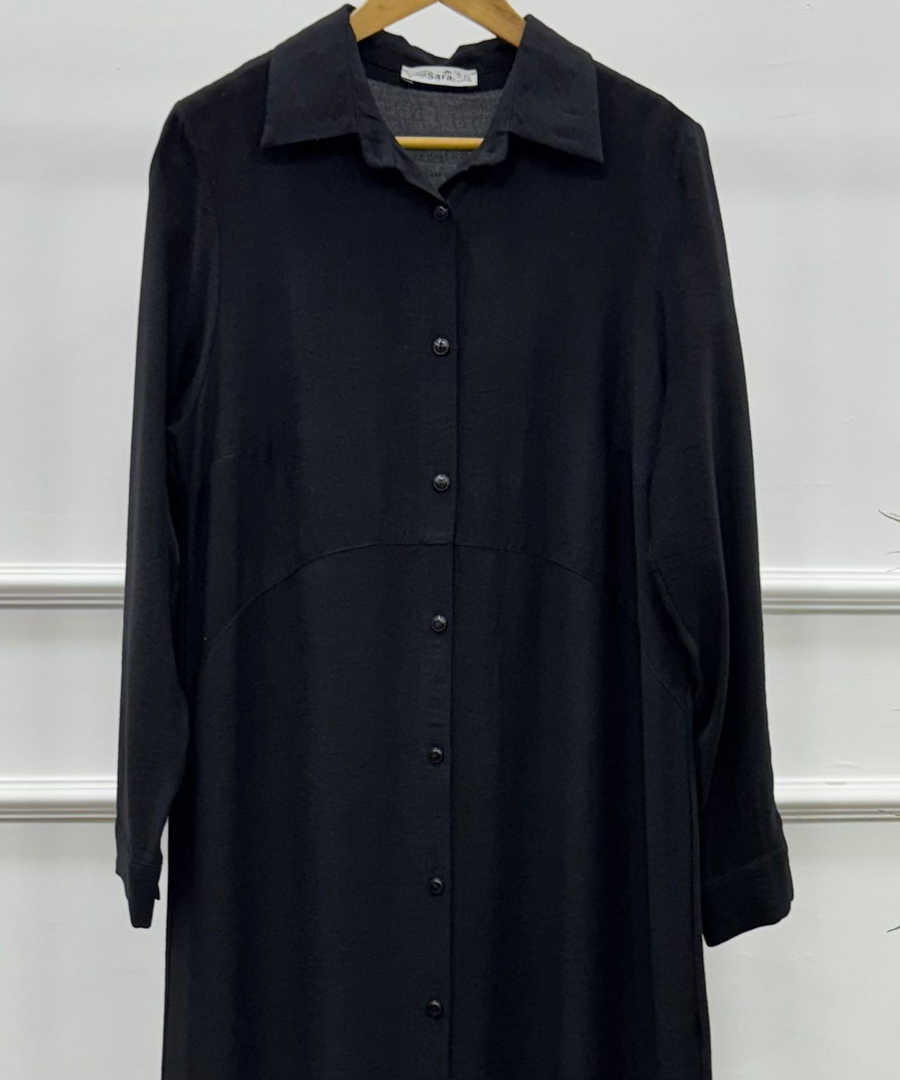 Versatile Long Tunic-Spanish Linen-Black