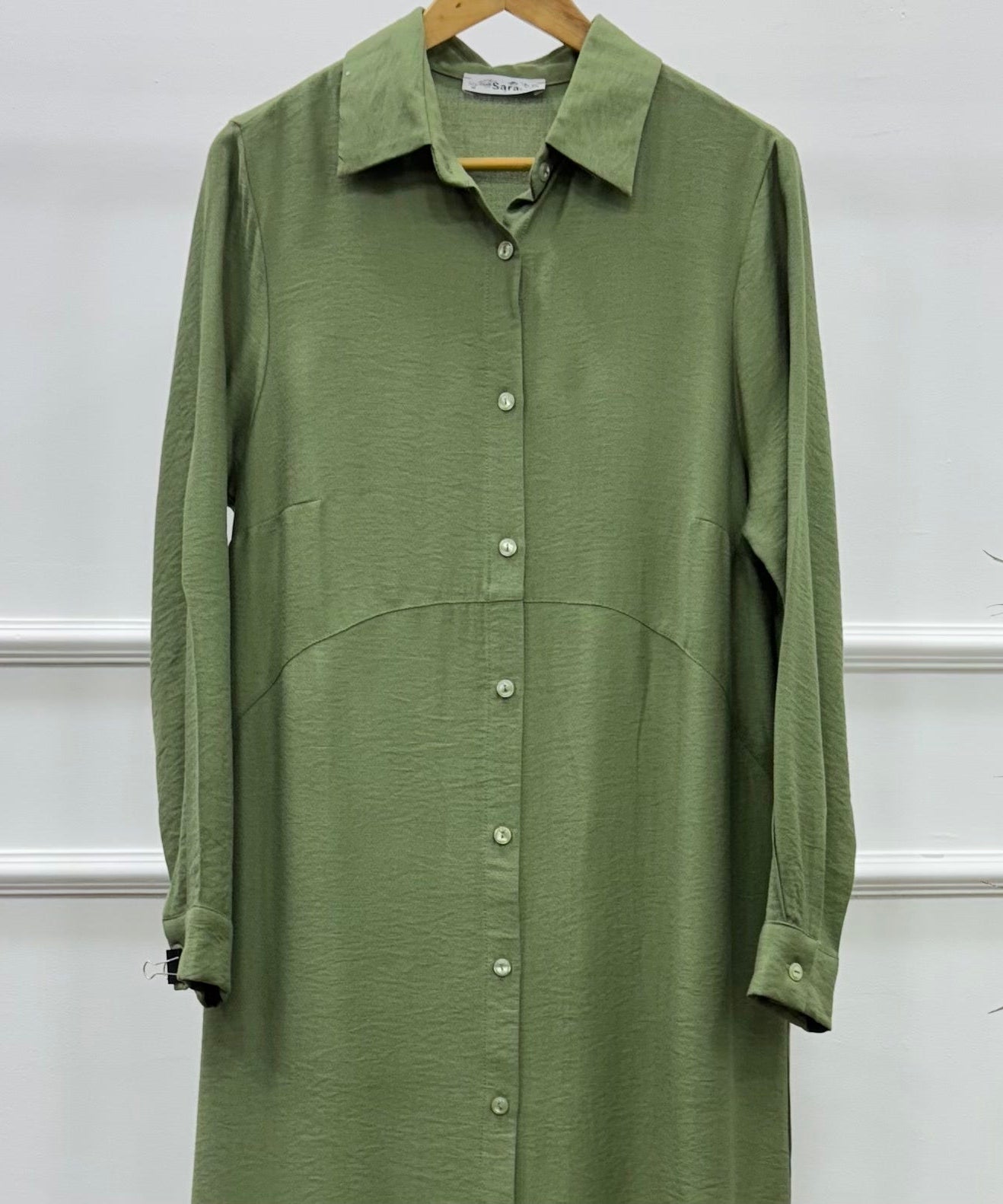 Versatile Long Tunic-Spanish Linen-Olive