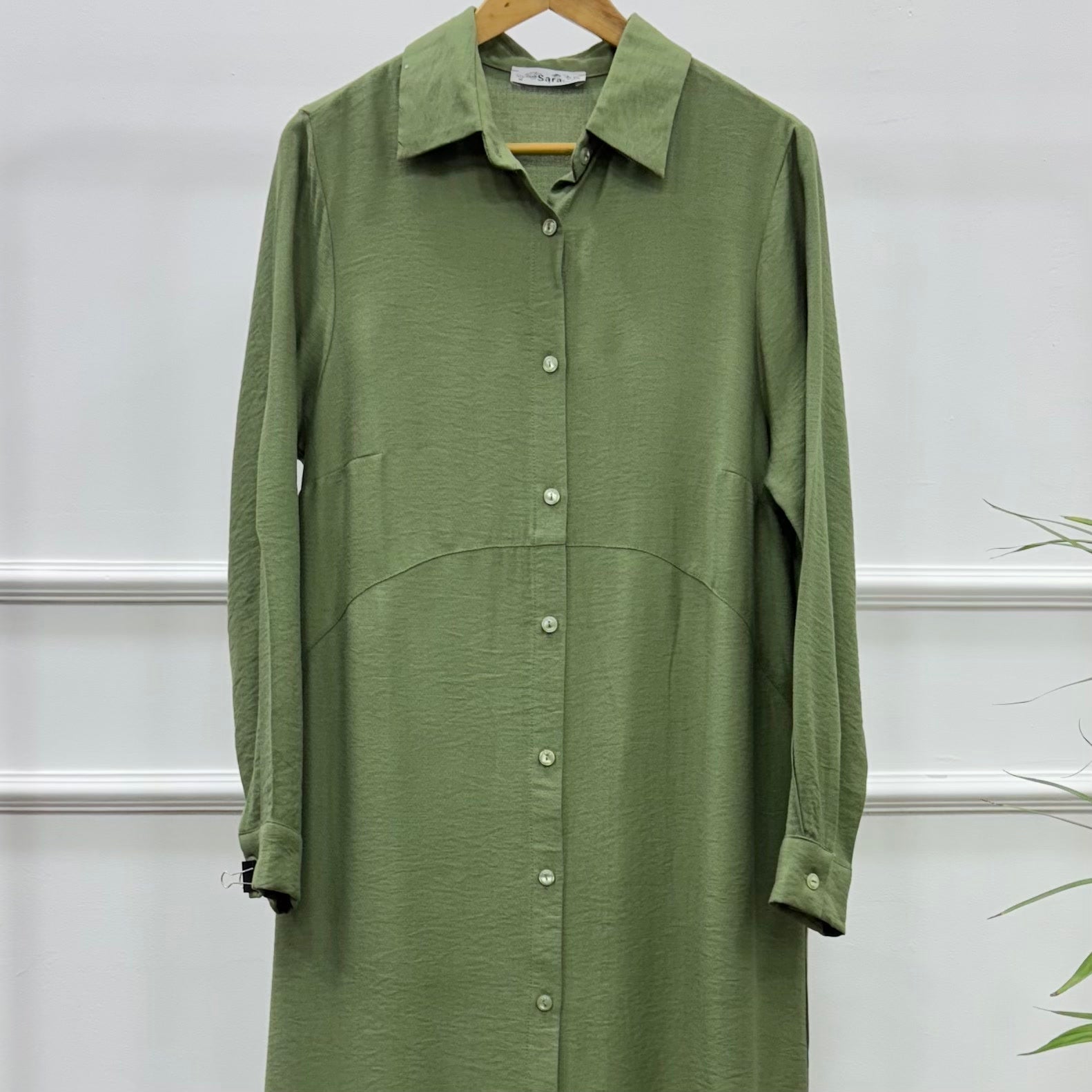 Versatile Long Tunic-Spanish Linen-Olive