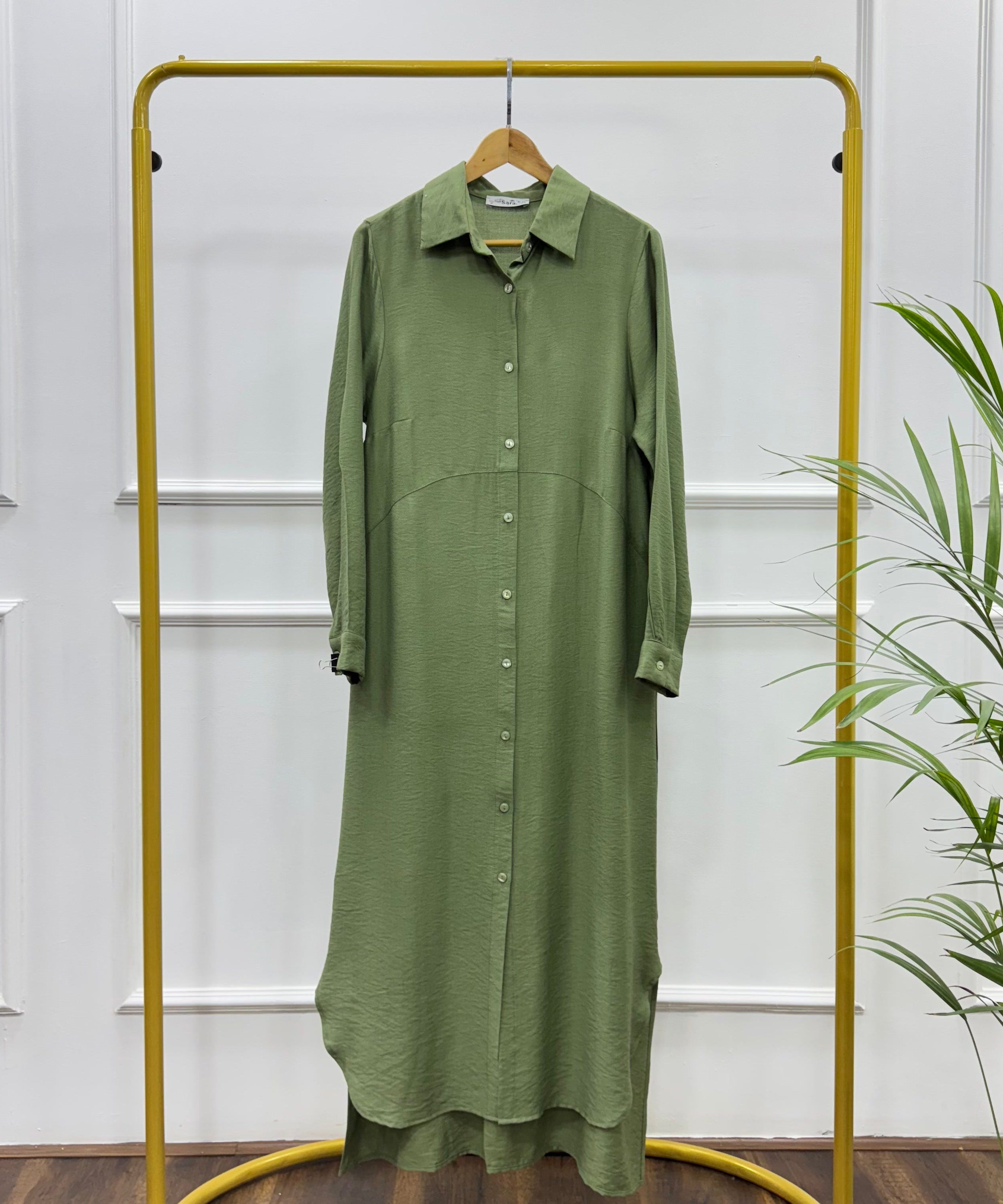 Versatile Long Tunic-Spanish Linen-Olive