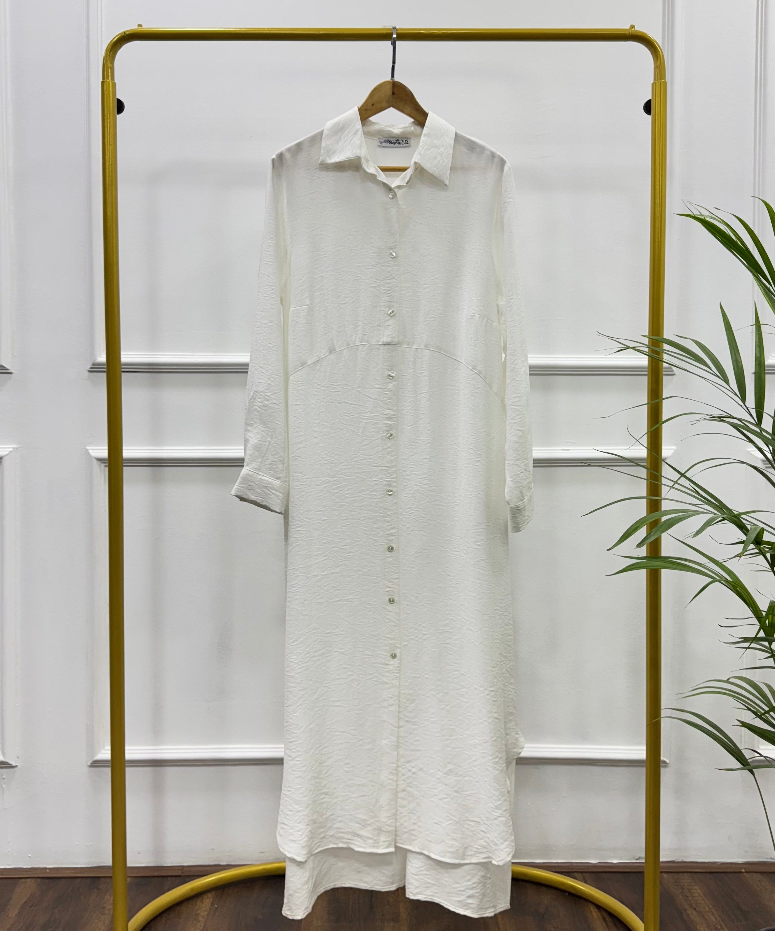 Versatile Long Tunic-Spanish Linen-White