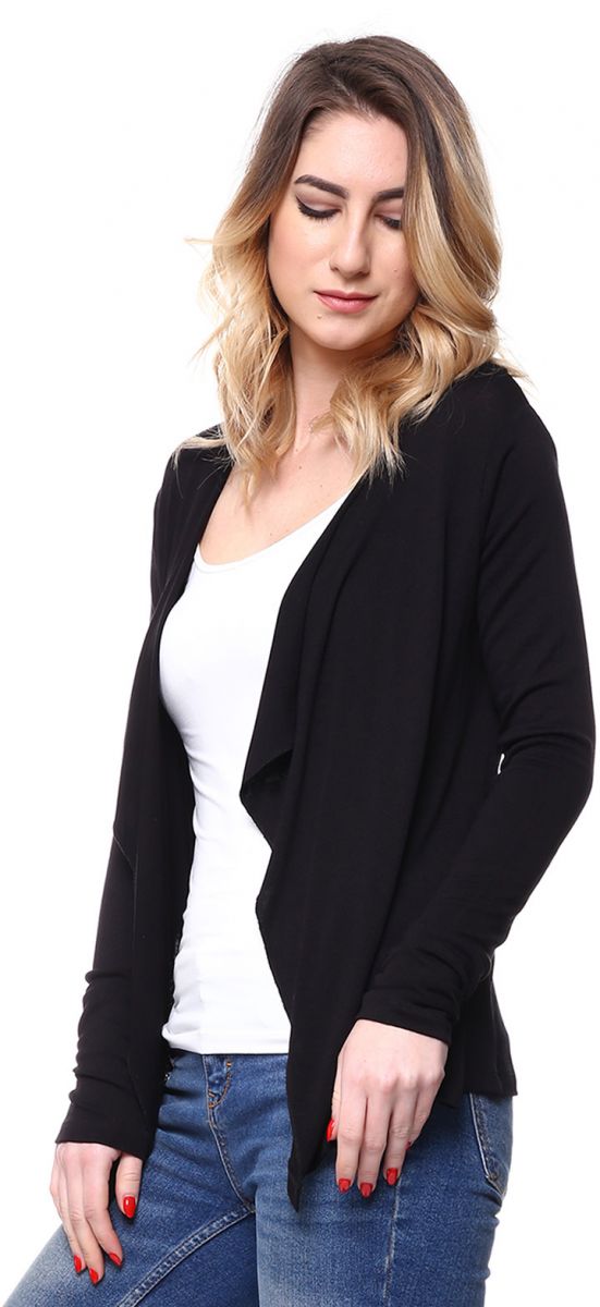 Cardigan-Viscose-BLACK